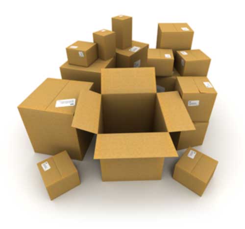  Sydney Removalist Services lots of packing cardboard boxes one open